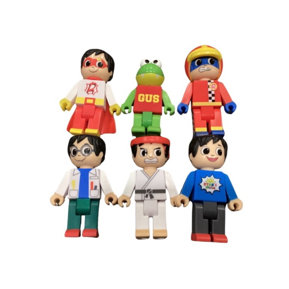 Ryan's World Mini Action Figures Lot of 6